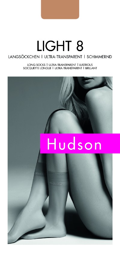 Cienkie, d&#322;u&#380;sze skarpetki na lato w stylu nude look Light 8 firmy Hudson