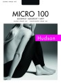 Gładkie kryjące legginsy Micro 100 marki Hudson, brązowe, rozm. M