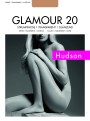 Gładkie rajstopy o subtelnym połysku Glamour 20 firmy Hudson, czarne, rozm. XL