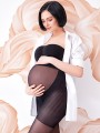 Cienkie rajstopy dla kobiet w ciąży Mama 20 marki Giulia, cieliste, rozm. L