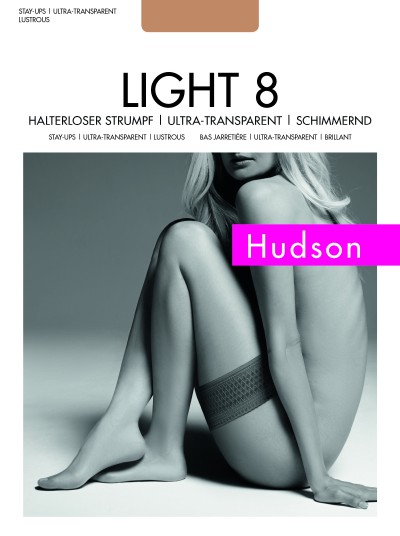 G&#322;adkie po&#324;czochy samono&#347;ne idealne na lato Light 8 marki Hudson