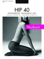 Gładkie kryjące rajstopy biodrówki Hip 40 firmy Hudson, brązowe, rozm. S