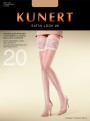 Niezwykle eleganckie pończochy samonośne Satin Look 20 marki Kunert