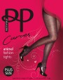 Rajstopy dla kobiet o pełnych kształtach ze wzorem w cętki Curves Animal marki Pretty Polly